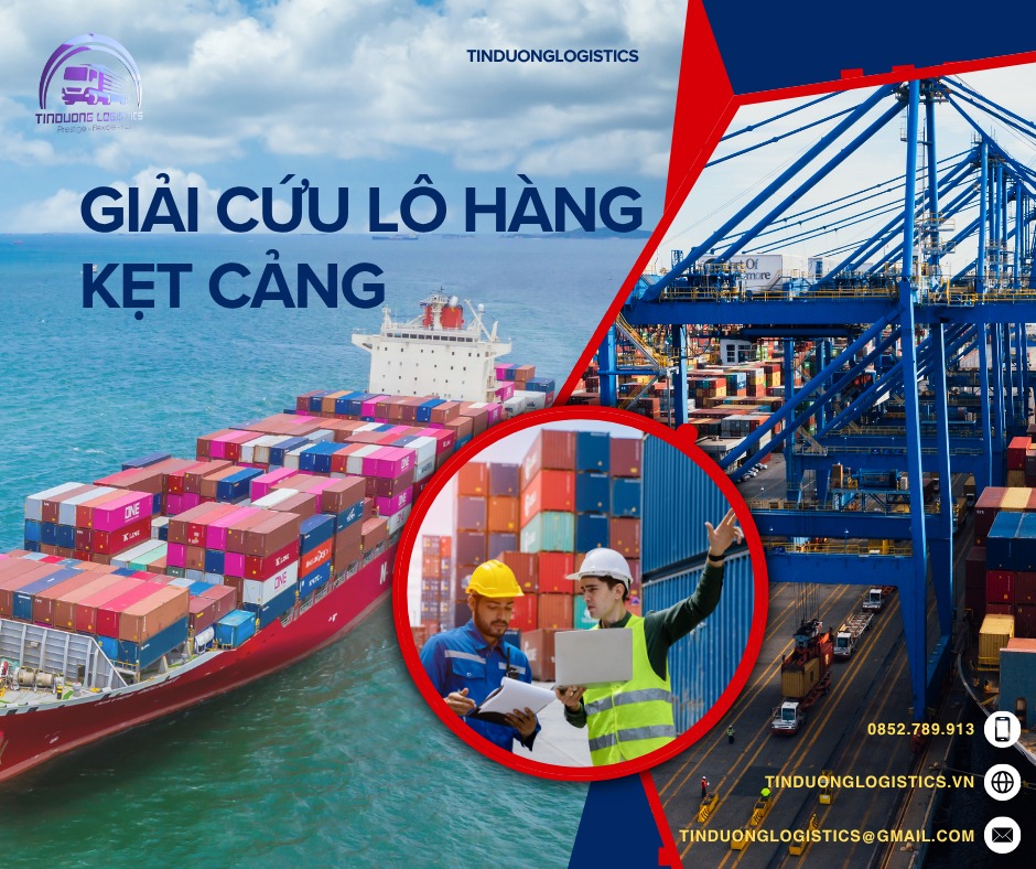 giải cứu lô hàng kẹt cảng